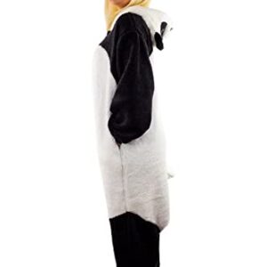 SAZAC Fluffy Panda Kigurumi - Onesie Jumpsuit Halloween Costume