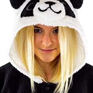 SAZAC Fluffy Panda Kigurumi - Onesie Jumpsuit Halloween Costume