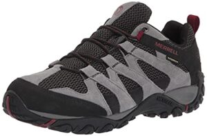 merrell mens alverstone waterproof hiking shoe, castlerock, 9.5 wide us