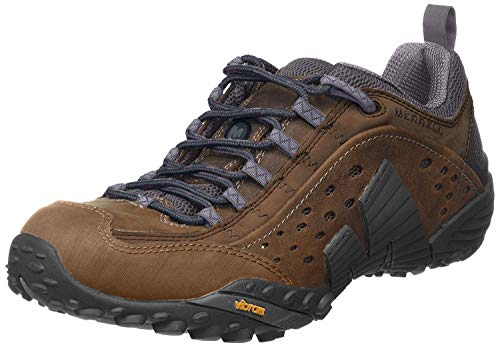 Merrell Men's Intercept Fashion Hiking Shoe, Dark Earth, 10 M US