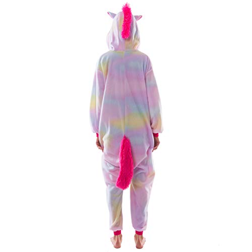 Spooktacular Creations Unicorn Onesie Costume Pajamas Adult (Small)