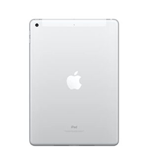 Apple iPad 9.7in 6th Generation WiFi + Cellular (128GB, Silver) (Renewed)