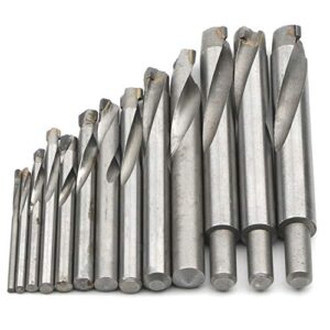 jiuwu 13pcs tungsten steel cemented carbide twist drill bits, metal drill yg alloy blade, for stainless steel copper aluminum zinc alloy, 3 4 5 6 7 8 9 10 11 12 13.5 14 15mm