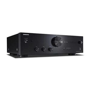 onkyo a-9110 home audio integrated stereo amplifier - black