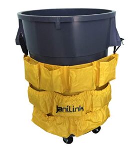 janilink 44 gal barrel, dolly and caddy bag kit