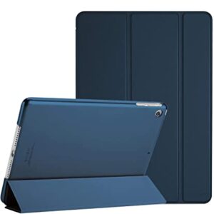 ProCase Smart Case for iPad Air 1st Edition, Ultra Slim Lightweight Stand Protective Case Shell with Translucent Frosted Back Cover for Apple iPad Air 2013 Model (A1474 A1475 A1476) -Navy