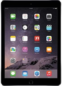 apple ipad air 2 16gb wifi 2gb ios 10 9.7in tablet - space gray (renewed)