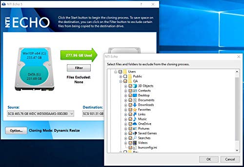 NTI Echo 5 | New Version 5.5 | Disk Cloning Migration and Duplication Software. It Simply Works | Make an exact copy of HDD, SSD or NVMe SSD, with Dynamic Resizing | Available in Download and CD-ROM