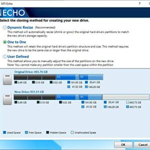 NTI Echo 5 | New Version 5.5 | Disk Cloning Migration and Duplication Software. It Simply Works | Make an exact copy of HDD, SSD or NVMe SSD, with Dynamic Resizing | Available in Download and CD-ROM