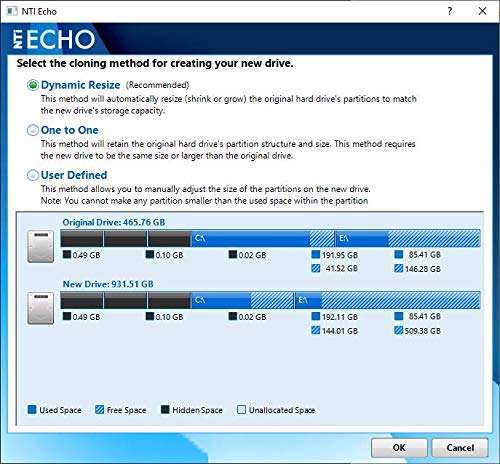 NTI Echo 5 | New Version 5.5 | Disk Cloning Migration and Duplication Software. It Simply Works | Make an exact copy of HDD, SSD or NVMe SSD, with Dynamic Resizing | Available in Download and CD-ROM