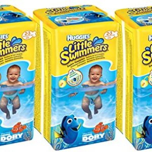 Huggies Little Swimmers Disposable Swim Diapers, X-Small (7lb-18lb.), (3 x 12 Pants)