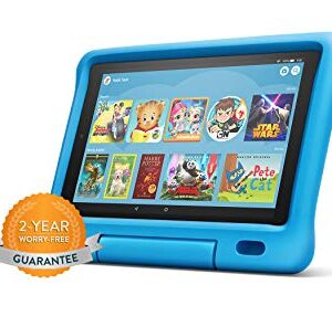 Fire HD 10 Kids Tablet – 10.1” 1080p full HD display, 32 GB, Blue Kid-Proof Case (2019 Release)