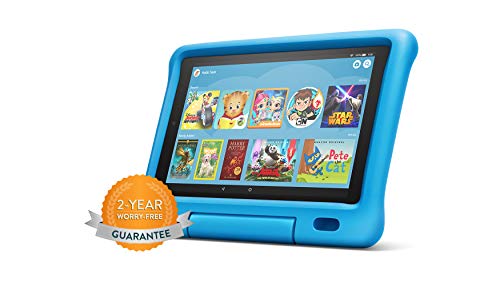 Fire HD 10 Kids Tablet – 10.1” 1080p full HD display, 32 GB, Blue Kid-Proof Case (2019 Release)