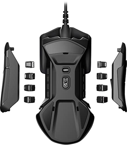 SteelSeries Rival 600 Wired Gaming Mouse - 12,000 CPI TrueMove3+ Dual Optical Sensor - 0.5 Lift-off Distance, RGB Lighting, USB PC Gaming Mice Compatible with Windows and Mac Computer/Laptop (Renewed)