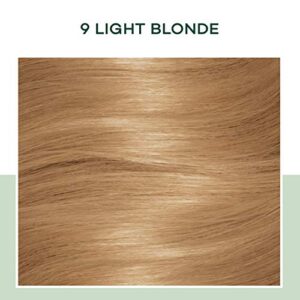 Clairol Natural Instincts Demi-Permanent Hair Dye, 9 Light Blonde Hair Color, Pack of 3