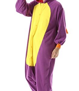 SAMGU Adult Dragon Onesie, Halloween Cosplay Costume, Cartoon One Piece Pajamas Homewear for Women Men Large