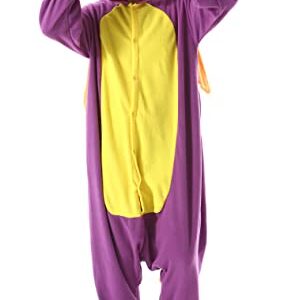 SAMGU Adult Dragon Onesie, Halloween Cosplay Costume, Cartoon One Piece Pajamas Homewear for Women Men Large