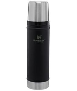 stanley classic vacuum insulated wide mouth bottle - bpa-free 18/8 stainless steel thermos for cold & hot beverages – keeps liquid hot or cold for up to 24 hours