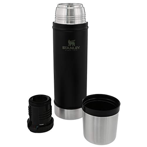 Stanley Classic Vacuum Insulated Wide Mouth Bottle - BPA-Free 18/8 Stainless Steel Thermos for Cold & Hot Beverages – Keeps Liquid Hot or Cold for Up to 24 Hours