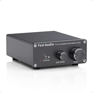 fosi audio tp-02 tda7498e subwoofer amplifier mini sub bass digital class d integrated subwoofer amp 220watt