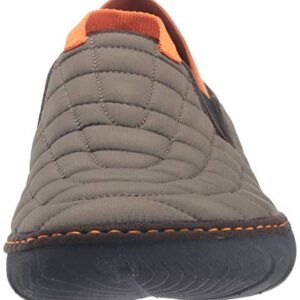 Merrell mens Hut Moccasin, Olive, 9 US