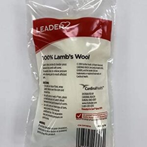 Leader 100% Lambs Wool Padding, Provides Cushioning Comfort and Pain Relief Between Toes, 3/8 oz