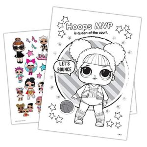 L.O.L. Surprise! 48-Page Color & Activity Book with Temporary Tattoos for Kids 45656 Bendon