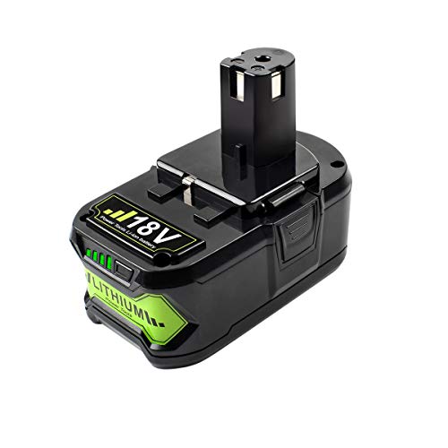 POWTREE 18V 6000mAh P108 Battery Li-ion Replacement for Ryobi 18V Battery ONE+ P108 P102 P103 P104 P105 P107 P109 P122 Cordless Power Tools Battery with LED Indicator