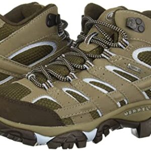 Merrell Women's Moab 2 MID Gore-TEX Hiking Boot, Brindle, 8