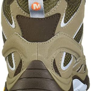 Merrell Women's Moab 2 MID Gore-TEX Hiking Boot, Brindle, 8