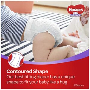 Huggies Little Movers Baby Diapers, Size 6, 74 Ct