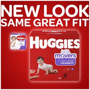 Huggies Little Movers Baby Diapers, Size 6, 74 Ct