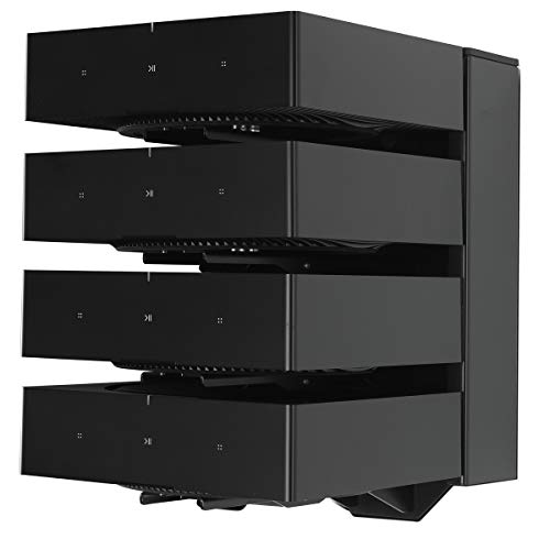 Flexson Dock for 4 Sonos Amps - Black