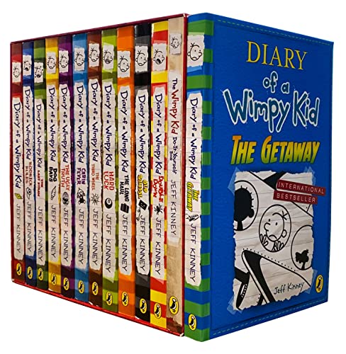 Diary of a Wimpy Kid 1-16 Books Complete Collection Set Box of 16 Books Edition-Paperback