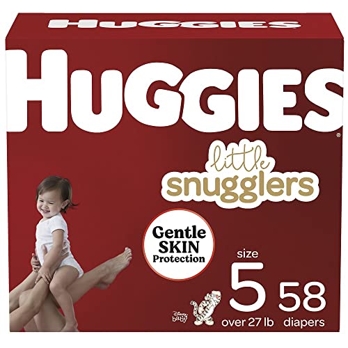 Huggies Little Snugglers Diapers, Size 5