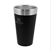 Stanley Aluminum STA2282053 The Stacking Beer Pint Matte Black 16OZ / .47L