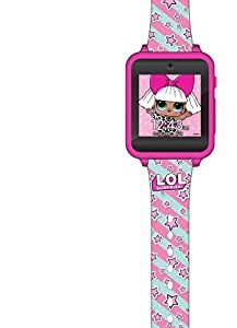 Accutime Kids LOL Surprise Hot Pink Educational Touchscreen Smart Watch Toy for Girls, Boys, Toddlers - Selfie Cam, Learning Games, Alarm, Calculator, Pedometer and more (Model: LOL4104)