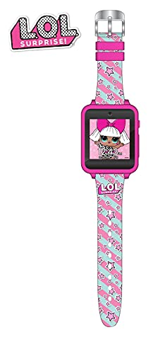 Accutime Kids LOL Surprise Hot Pink Educational Touchscreen Smart Watch Toy for Girls, Boys, Toddlers - Selfie Cam, Learning Games, Alarm, Calculator, Pedometer and more (Model: LOL4104)