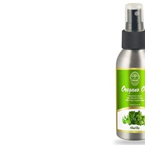 Essential Oil of Oregano - New Atomizer 2Oz Large 100% Pure Undiluted, Non GMO, Oregano Oil - Best Carvacrol