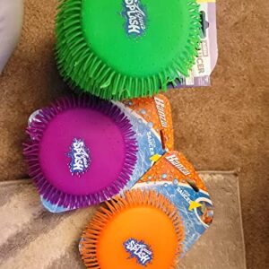 Banzai Green Aqua Saucer Pool Toy 5" Disk (Soak It and Throw It)