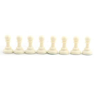 Chess Set,Plastic Chessmen Set International Chess Game Complete Chessmen Set(Large-75mm)