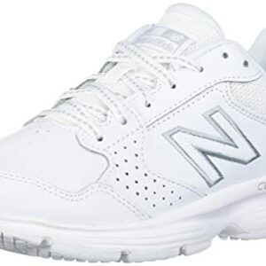New Balance Women's 411 V1 Walking Shoe, White/White, 9.5