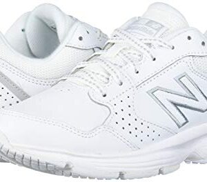 New Balance Women's 411 V1 Walking Shoe, White/White, 9.5