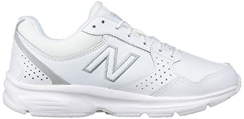 New Balance Women's 411 V1 Walking Shoe, White/White, 9.5