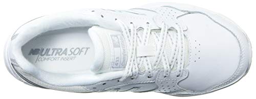 New Balance Women's 411 V1 Walking Shoe, White/White, 9.5