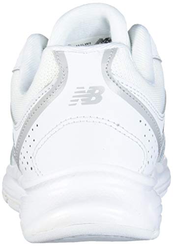 New Balance Women's 411 V1 Walking Shoe, White/White, 9.5