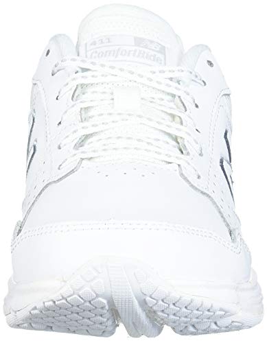 New Balance Women's 411 V1 Walking Shoe, White/White, 9.5