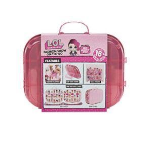 L.O.L. Surprise! Fashion Show On-The-Go Storage/Playset with Doll Included – Light Pink