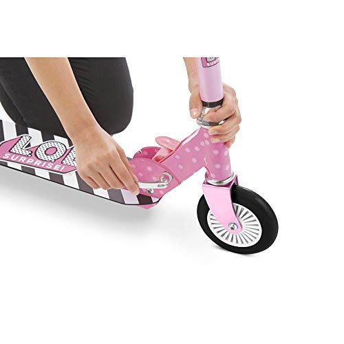 L.O.L. Surprise! Folding Kick Scooter- Stripes, Multicolor (652011E5C)