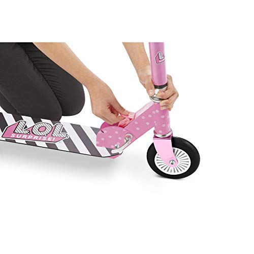 L.O.L. Surprise! Folding Kick Scooter- Stripes, Multicolor (652011E5C)